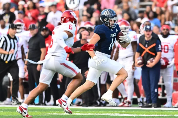Boden Groen is a solid blocker for Rice University who displays good quickness at the snap. Hula Bowl scout Lawrence Sanft breaks him down as an NFL Prospect in his report.