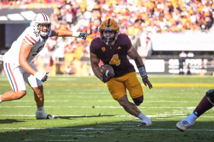 Cameron Skattebo is a versatile part of Arizona State's offense with good vision and patience. Hula Bowl Scout William Garner Jr. breaks him down as an NFL Prospect in his report.