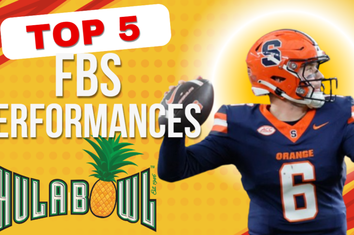 Hula Bowl Top FBS Performers: The Top 5 Performers in Week 2