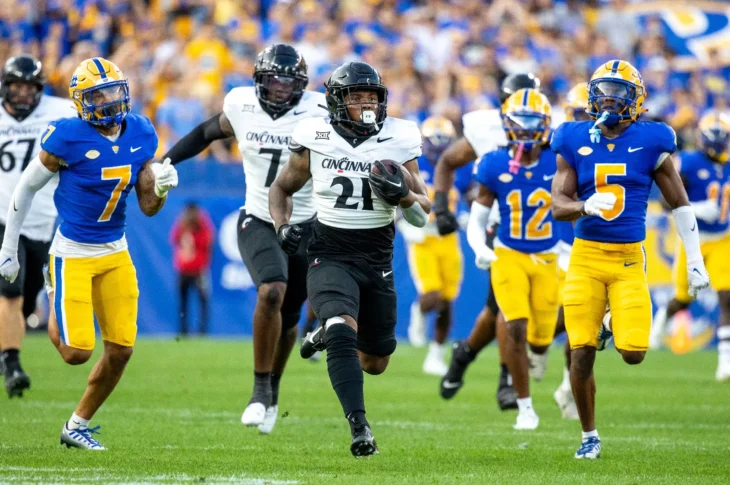 Corey Kiner is an explosive RB for Cincinnati who displays good contact balance and power. Senior Hula Bowl scout Mike Bey breaks him down as an NFL Prospect in his report.