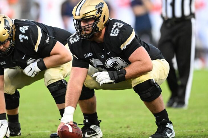 Gus is a hard-working player with some potential. Academically smart and has good power against the pass and run.