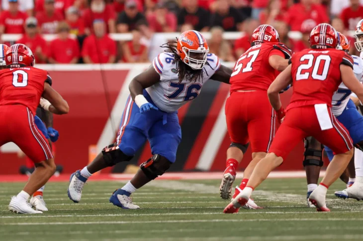 Damieon George showcases great size and amazing strength as a member of Florida's offensive line. Blake Brough breaks him down as an NFL prospect in his report.