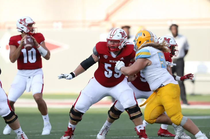 Learn about Kolby Borders, an impressive OL prospect from Miami University (OH). Discover his strengths, goals, and dedication to be the best.