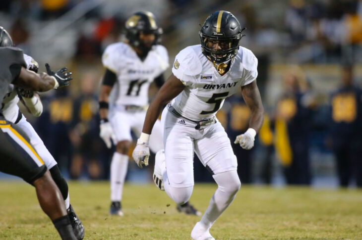 Get to know Joshua Earl, DB from Bryant University. Discover his football journey, favorite moments, and aspirations as a player.