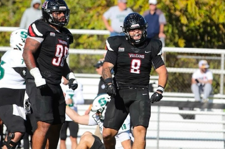 Meet Armani Caraballo, a standout linebacker from California University of Pa. Learn about his skills, pursuit to the ball, and his impact on and off the field.