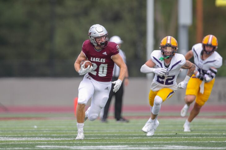 Jack Studer is the standout WR from Wisconsin La Crosse who finished his career with over 3100 receiving yards and 35 TDs.