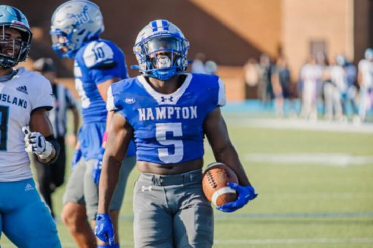 Learn about Elijah Burris, a talented RB from Hampton University. Discover his inspiring journey and accomplishments as a football player.