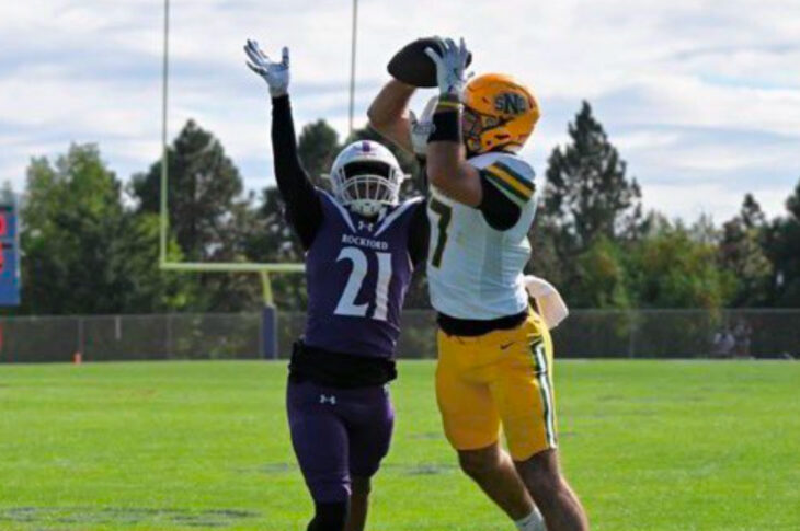 Get to know Mitch Van Vooren: a talented football player, former track athlete, and college standout at St. Norbert College.