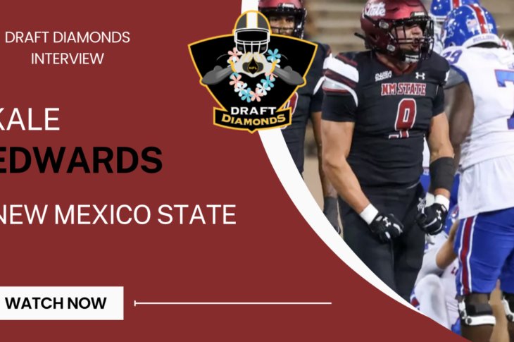 Kale Edwards is an intriguing prospect out of New Mexico State who brings a unique blend of skills and experience to the table.
