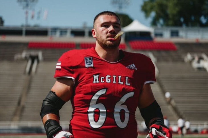 Learn about Domenico Piazza, a talented football player from McGill University. Discover his journey, achievements, and aspirations.