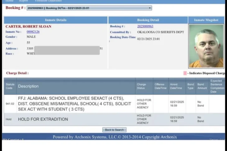 Former Alabama High School Championship Winning Football Coach Arrested in Florida