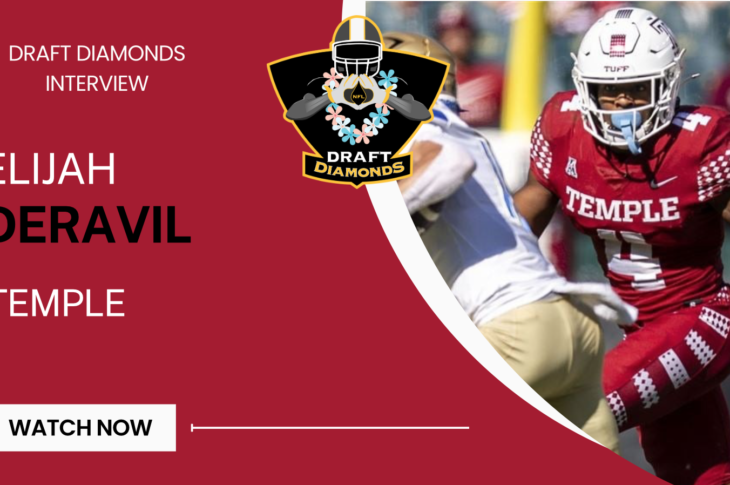 Elijah Deravil, DB, Temple | 2025 NFL Draft Prospect Zoom Interview