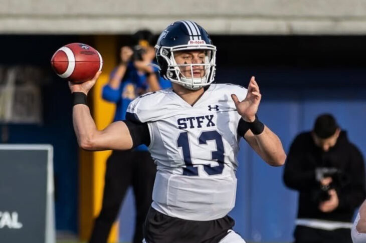 Meet Silas Fagnan, dynamic QB from St. Francis Xavier University. Discover his football journey and aspirations in the sport.