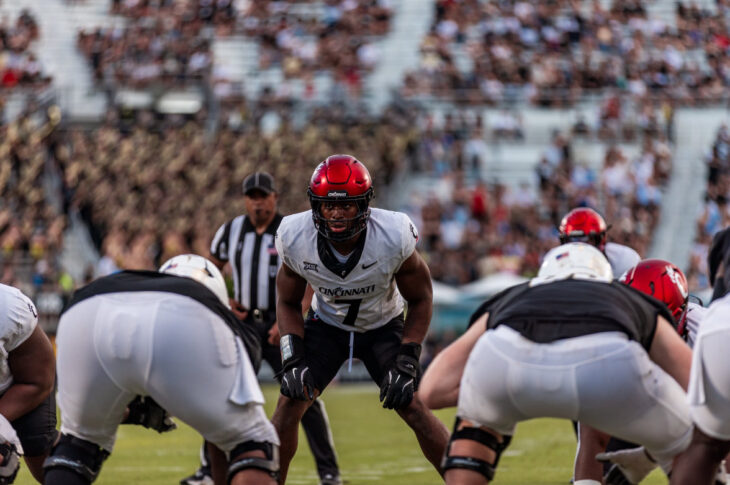 Meet Jared Bartlett, a talented linebacker from the University of Cincinnati ready to make his mark in professional football.