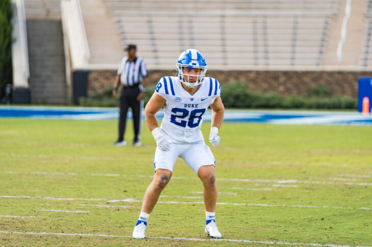 Meet Clayton Burton, a talented linebacker from Duke University. Discover his football journey and family influences in sports.