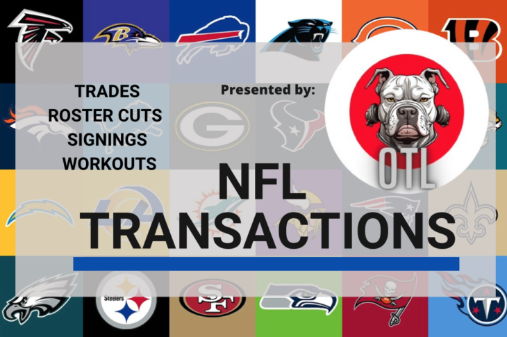Welcome to today's edition of NFL Transactions, brought to you by Draft Diamonds DB Experts OTL.
