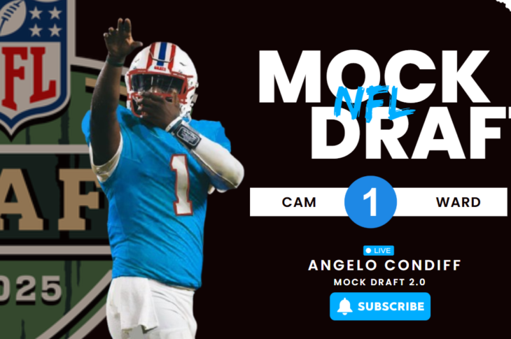 Angelo Condiff 2025 NFL Mock Draft 2.0 (No Trades)