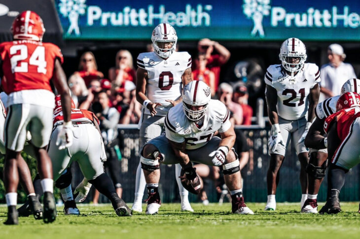 Meet Ethan Miner, an OL from Mississippi State University, ready to make an impact in the NFL with his impressive skills.