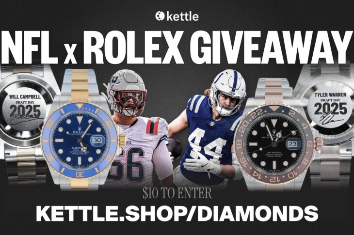 Patriots OL Will Campbell and Colts TE Tyler Warren Make History with 1-of-1 Draft Day Rolex Watches