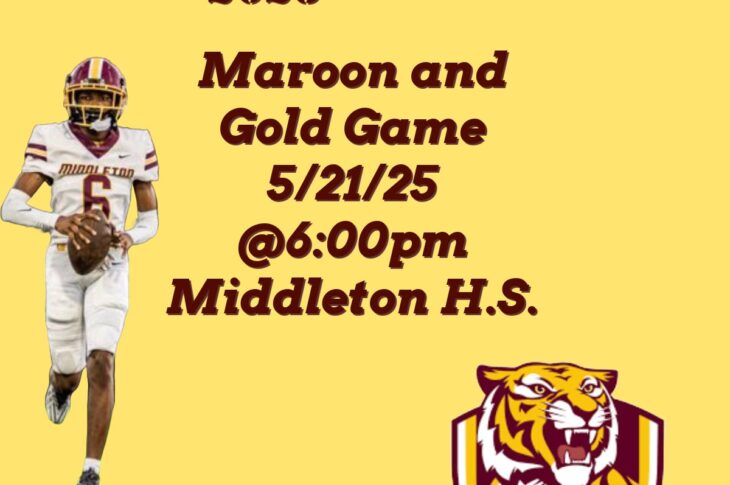 Middleton High School Annual Maroon n Gold Spring game 2025