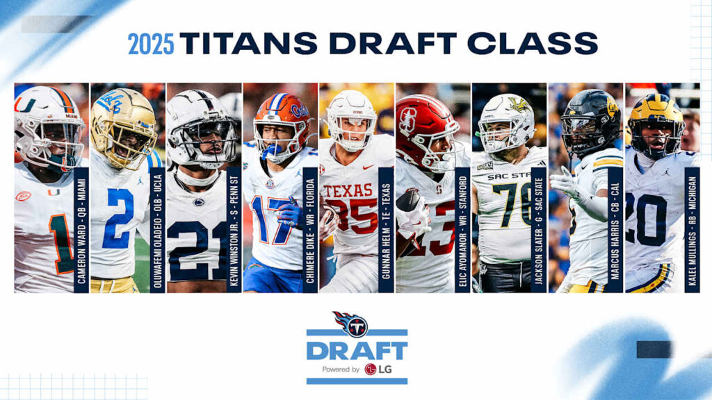 2025 NFL Draft Grades: Tennessee Titans