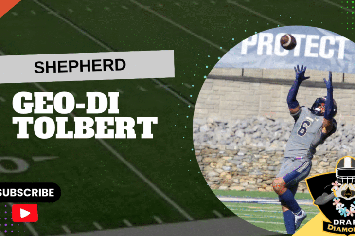 Discover Geo-Di Tolbert, an agile safety at Shepherd University with impressive skills and a promising future in football.