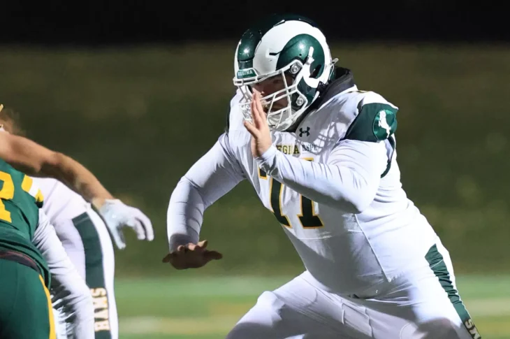 Meet Riley Schick, a top 2026 NFL Draft prospect with experience in the CFL and impressive skills in interior offensive line.