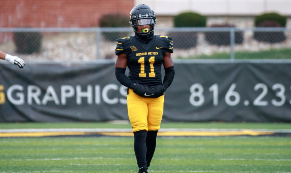Meet Brandon Hall, an inspiring RB from Missouri Western State University with a passion for football and family support.
