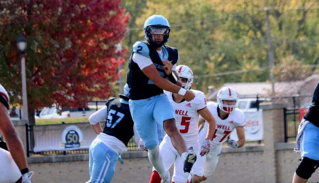 Meet Darryl Overstreet, a dual-threat quarterback from Upper Iowa University poised for success in the 2026 NFL Draft.