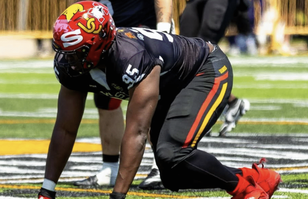 Meet Olisaemeka Ibelo, a top prospect for the 2026 NFL Draft with unmatched size and power at defensive lineman.