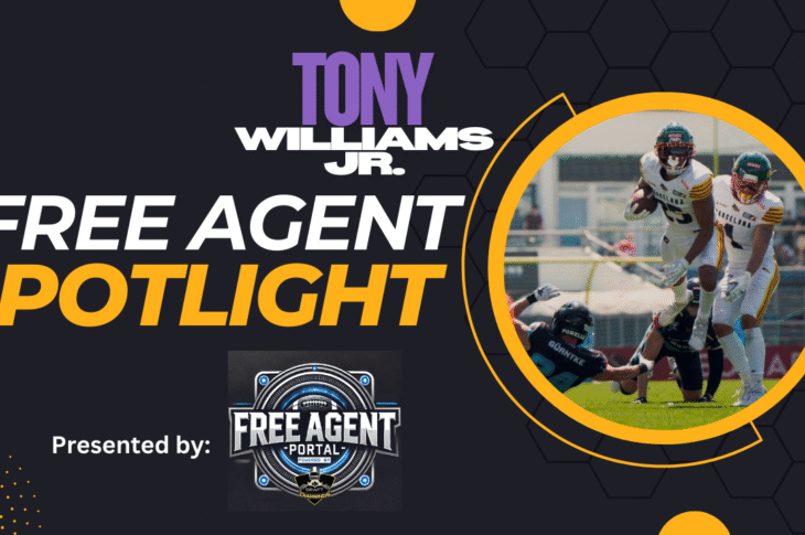 Free Agent Portal Player Spotlight: Tony Williams Jr, Running Back