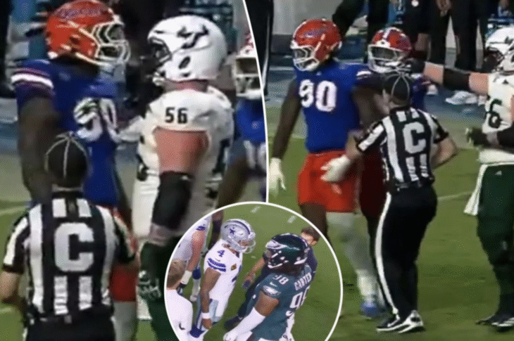 Florida player spits on South Florida opponent days after Jalen Carter incident