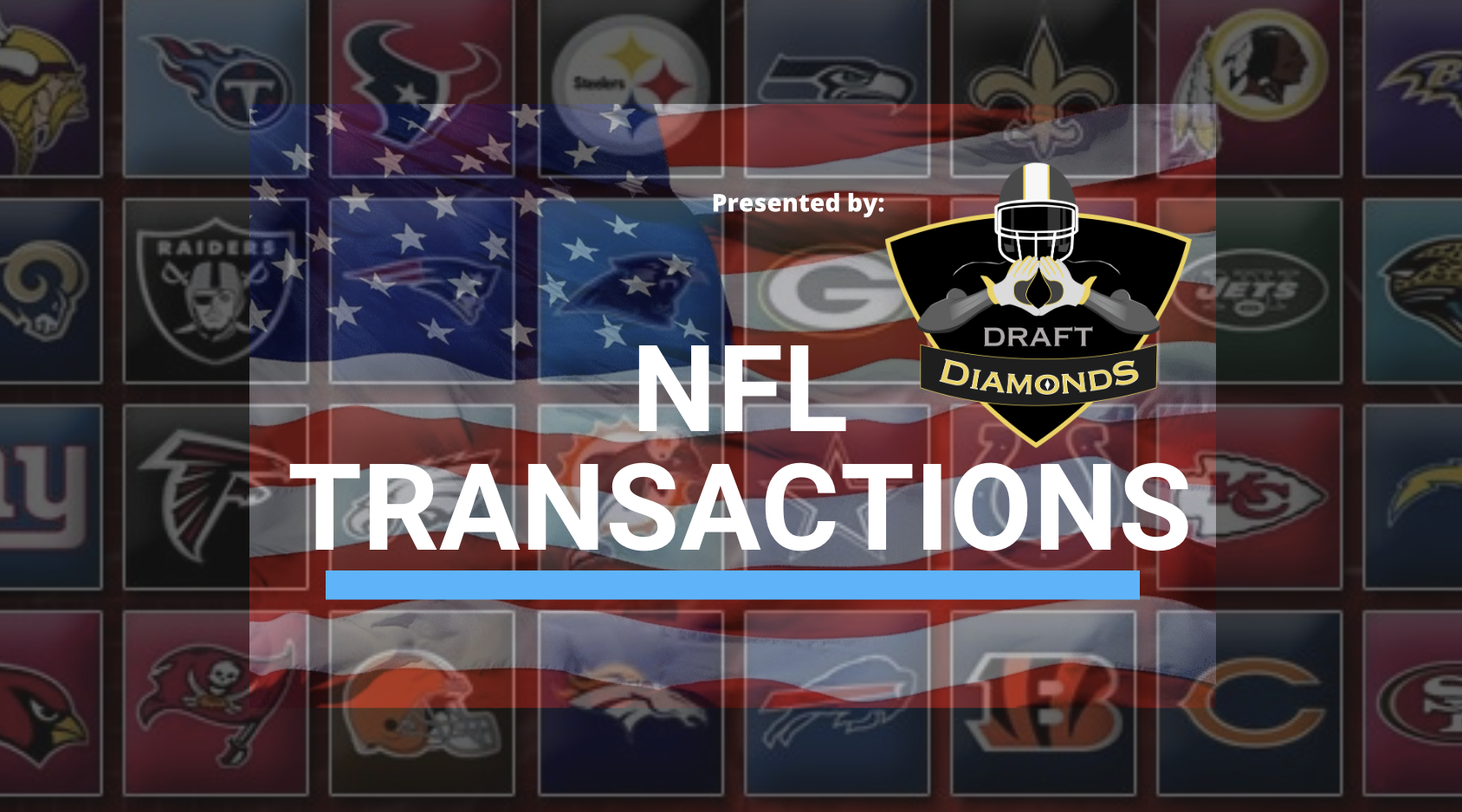 NFL Transactions for September 19, 2025 | Presented by Draft Diamonds LLC thumbnail