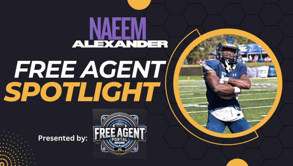 Free Agent Portal Player Spotlight: Naeem Alexander, Defensive Back