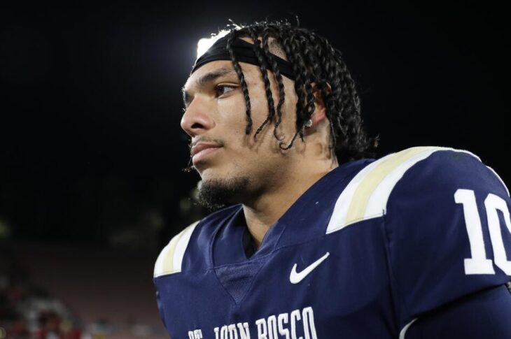 UCLA suspends back-up Quarterback Pierce Clarkson after he was arrested on felony charges