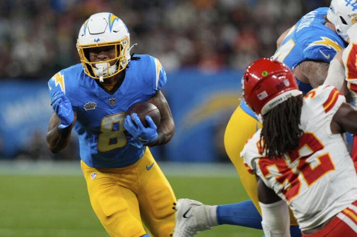 Omarion Hampton Injury Update: Chargers rookie running back suffers an injury