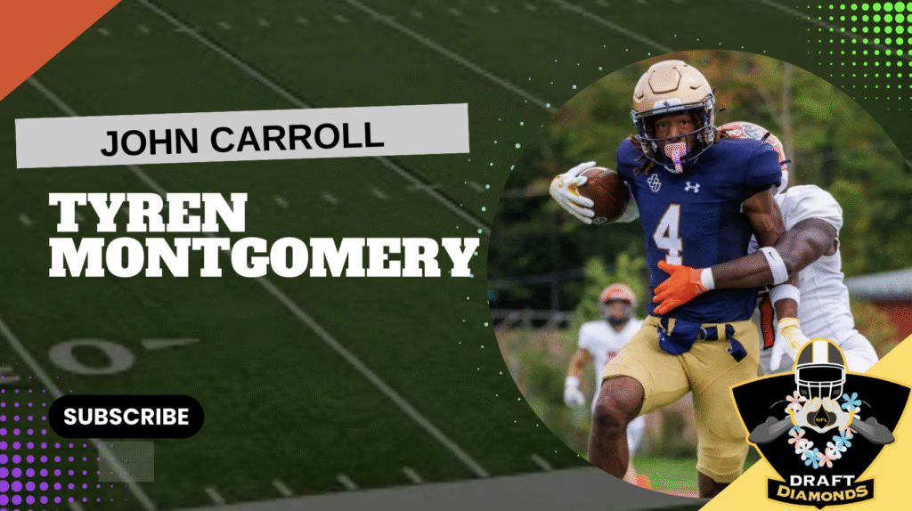 Tyren Montgomery, WR, John Carroll | 2026 NFL Draft Prospect Zoom Interview