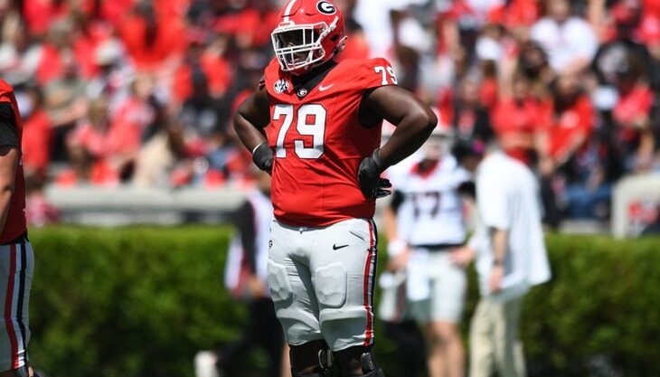 Georgia Dismisses OL Nyier Daniels After Arrest on Multiple Felony Charges