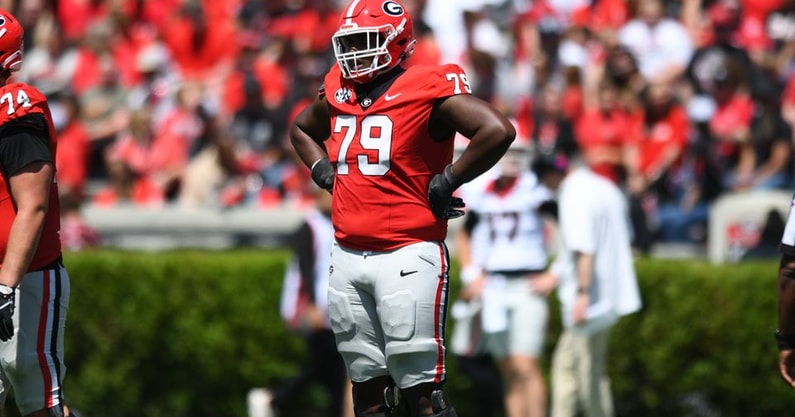 Georgia Dismisses OL Nyier Daniels After Arrest on Multiple Felony Charges