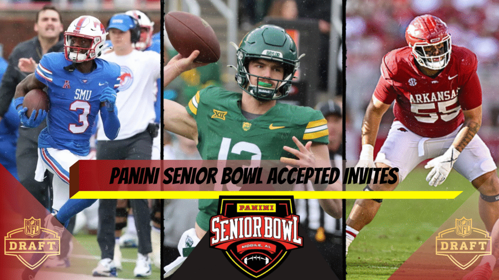 2026 Panini Senior Bowl Accepted Invite Tracker