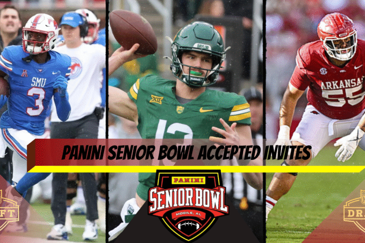 2026 Panini Senior Bowl Accepted Invite Tracker