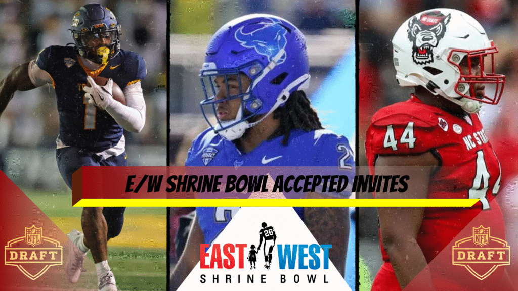 2026 East/West Shrine Bowl Accepted Invite Tracker