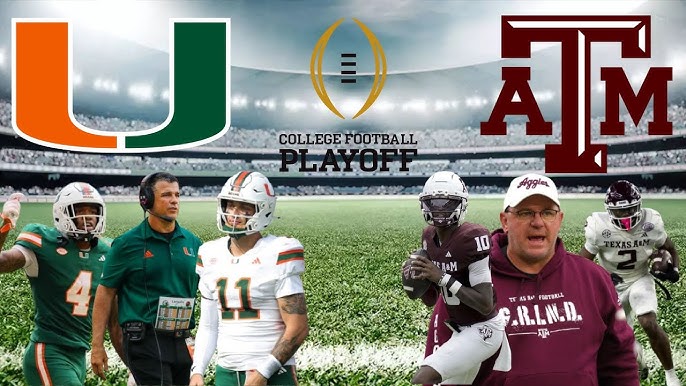 Miami Hurricanes vs Texas A&M Aggies | College Football Playoff | First Round | Preview & Prediction