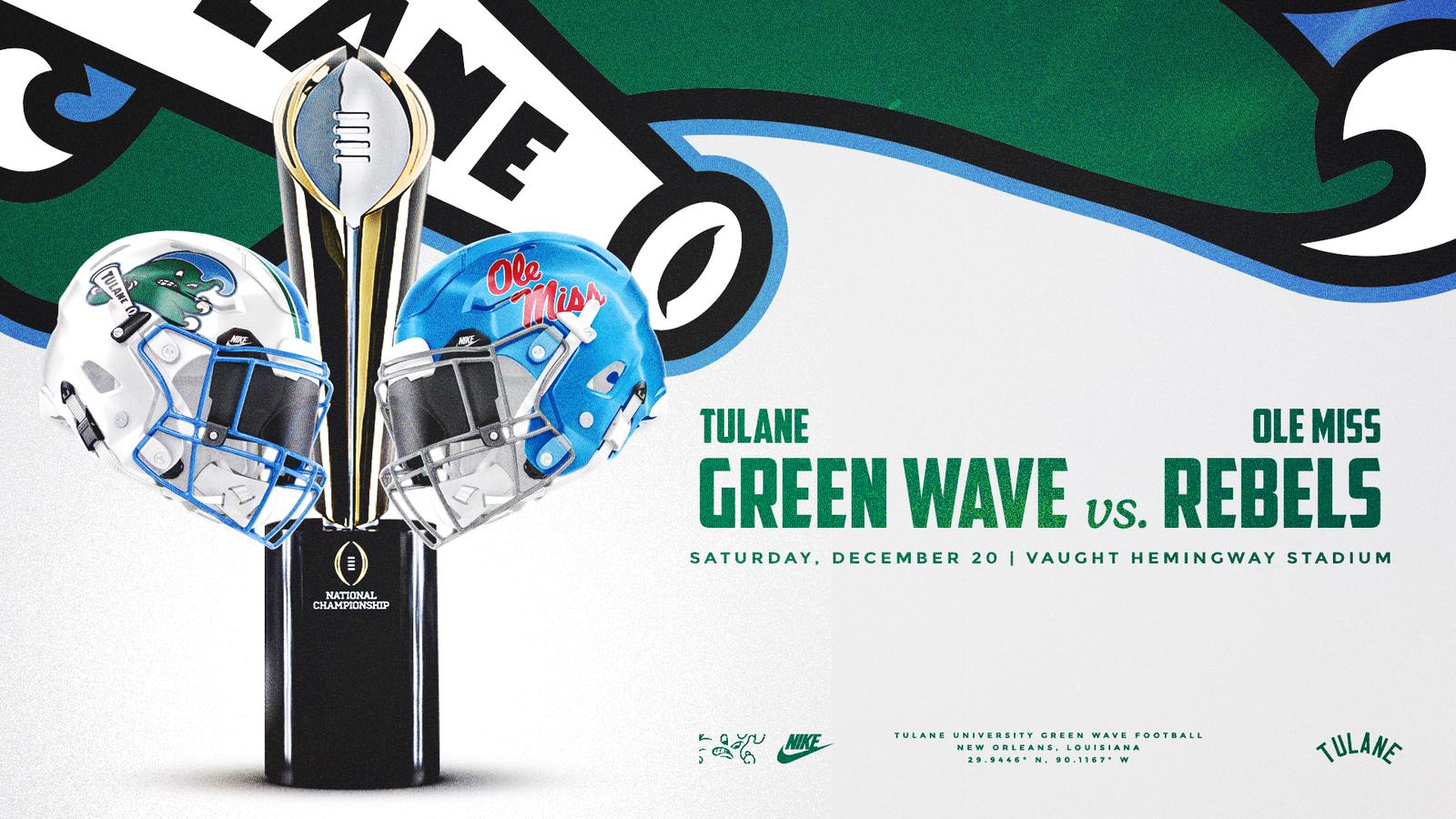 Ole Miss Rebels vs Tulane Green Wave - College Football Playoff - Preview & Prediction