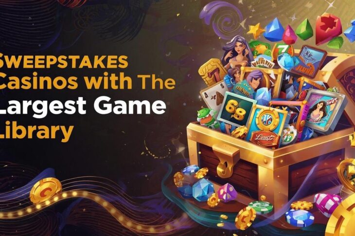 Sweepstakes Casinos with the Largest Game Library