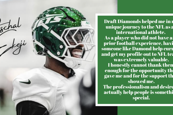 Paschal Ekeji, DE/LB, New York Jets | NFL DRAFT DIAMONDS TESTIMONIAL