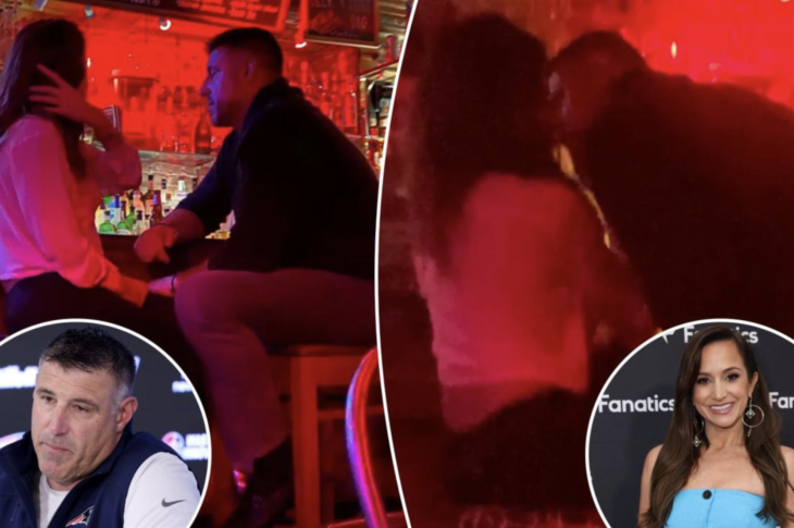 Patriots head coach Mike Vrabel caught kissing beat reporter Dianna Russini years ago
