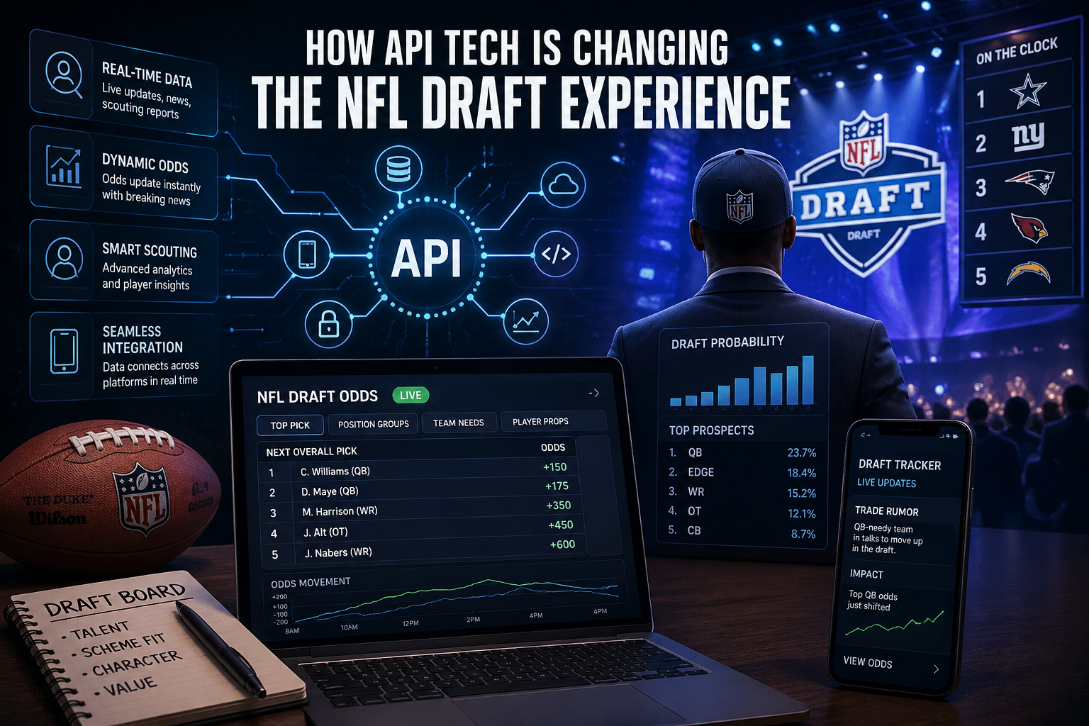 How API Tech Is Changing the NFL Draft Experience