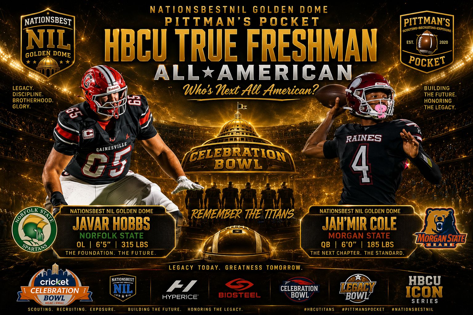 Pittman's Pocket HBCU True Freshman All-Americans | Players Ranked 26-100
