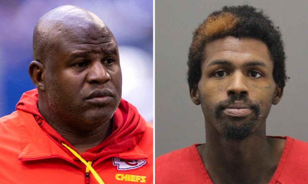 Elijah Bieniemy the son of Chiefs Offensive Coordinator arrested and charged with shooting his Mom multiple times